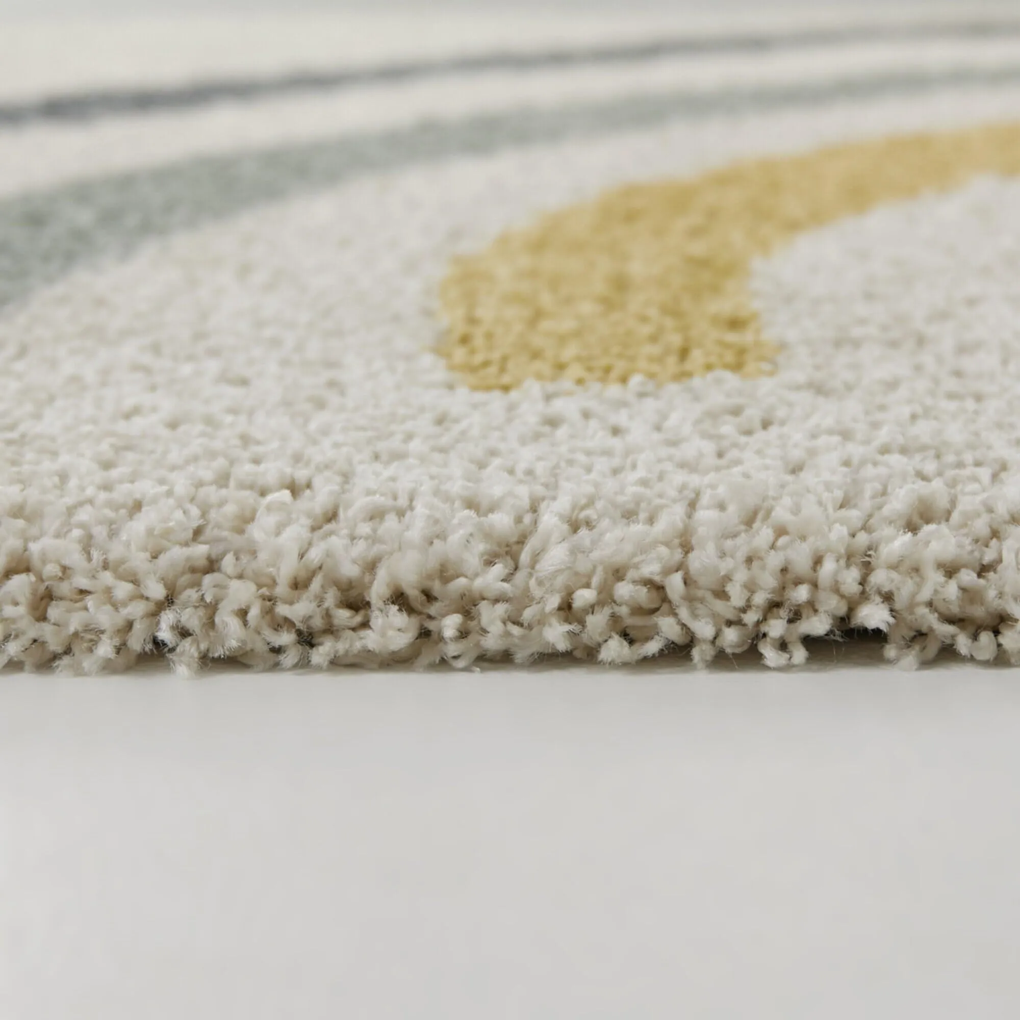 Mod-Tod Anna Rainbow Kids Shag Area Rug