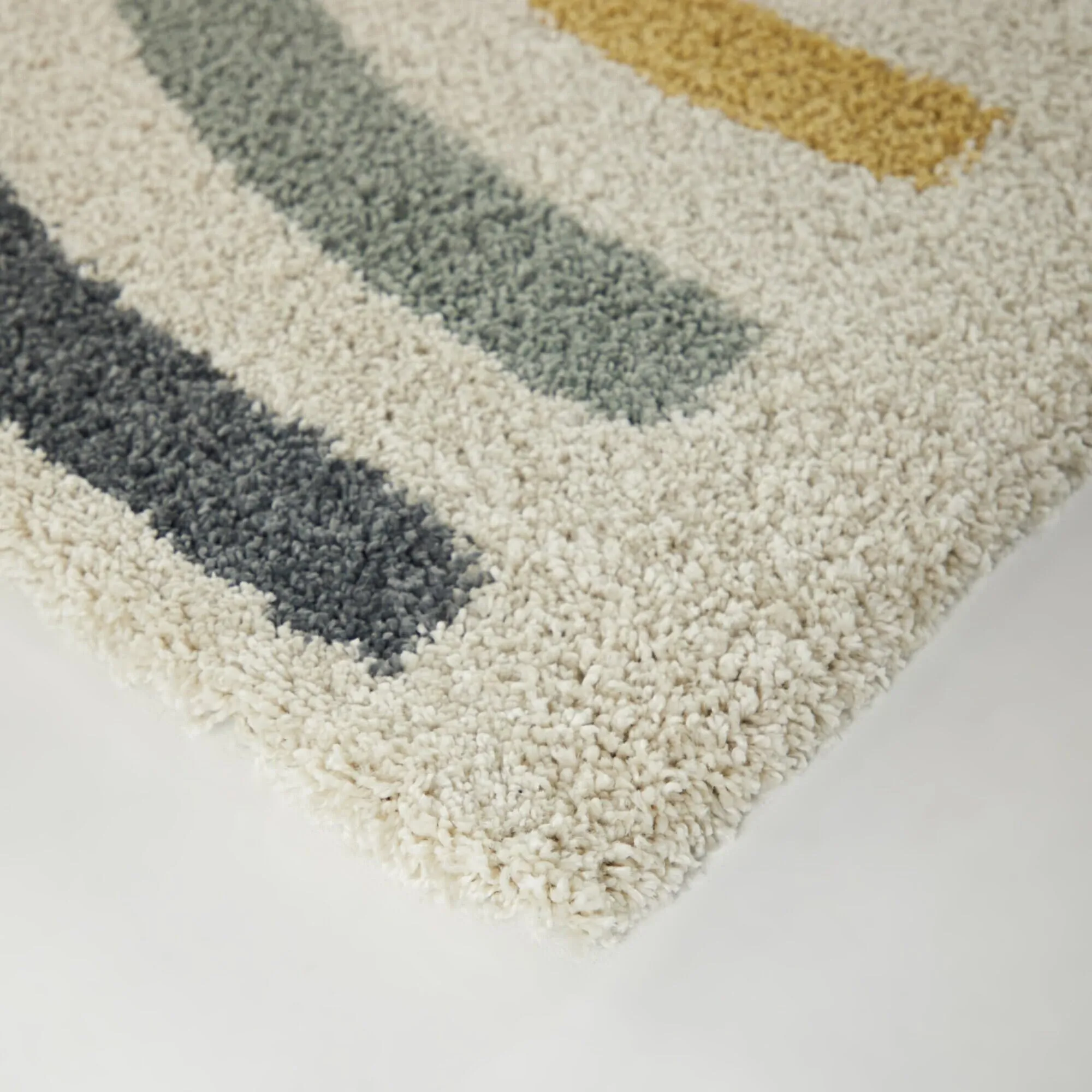 Mod-Tod Anna Rainbow Kids Shag Area Rug