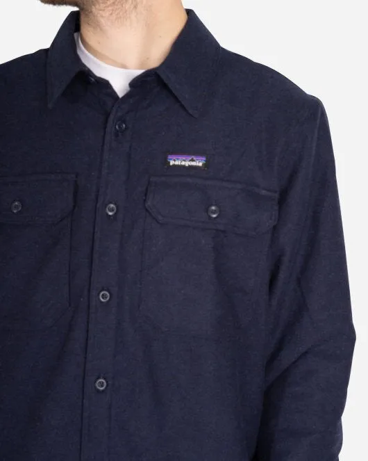 M's Insulated Fjord Flannel Jk - Navy Blue