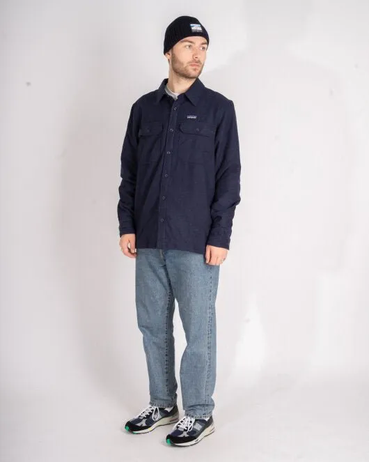 M's Insulated Fjord Flannel Jk - Navy Blue