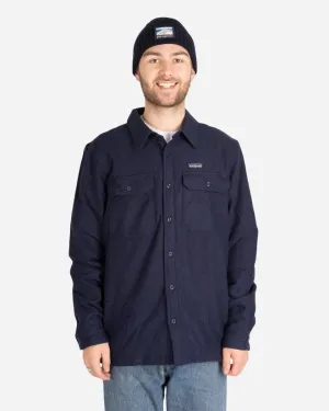 M's Insulated Fjord Flannel Jk - Navy Blue