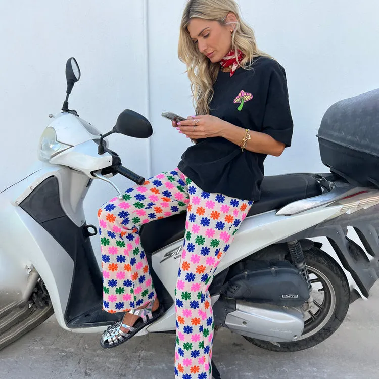 Multi Flower Trouser