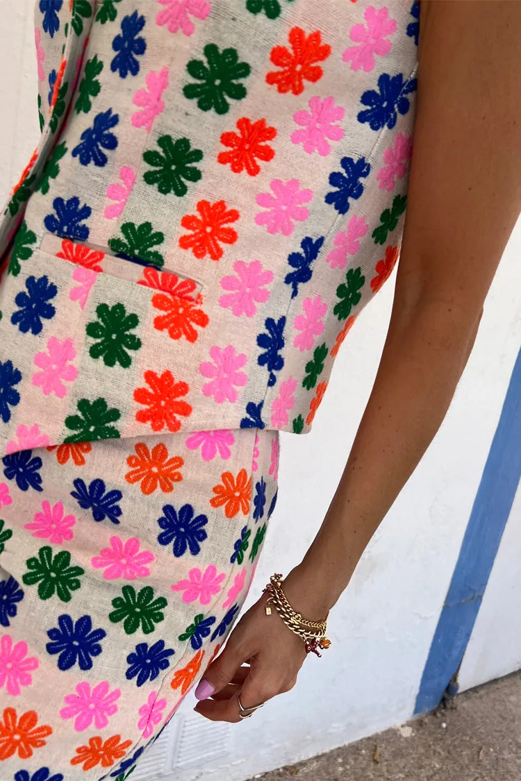 Multi Flower Trouser