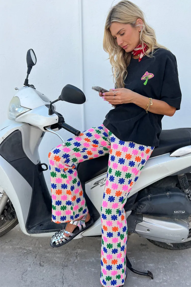Multi Flower Trouser