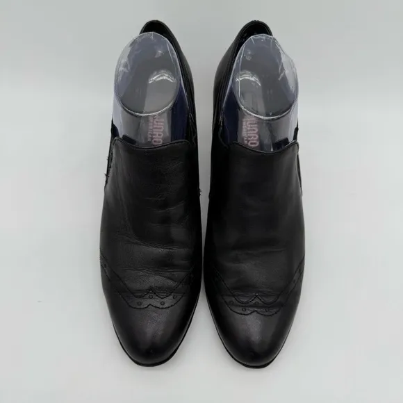 Munro Black Genuine Leather Heels Size 11 N Made in USA