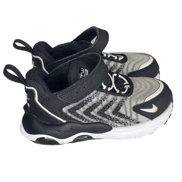 Nike Air Max TW TD 'Black White' Youth Athletic Sneakers DQ0298 Size 9C