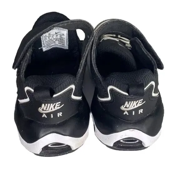 Nike Air Max TW TD 'Black White' Youth Athletic Sneakers DQ0298 Size 9C