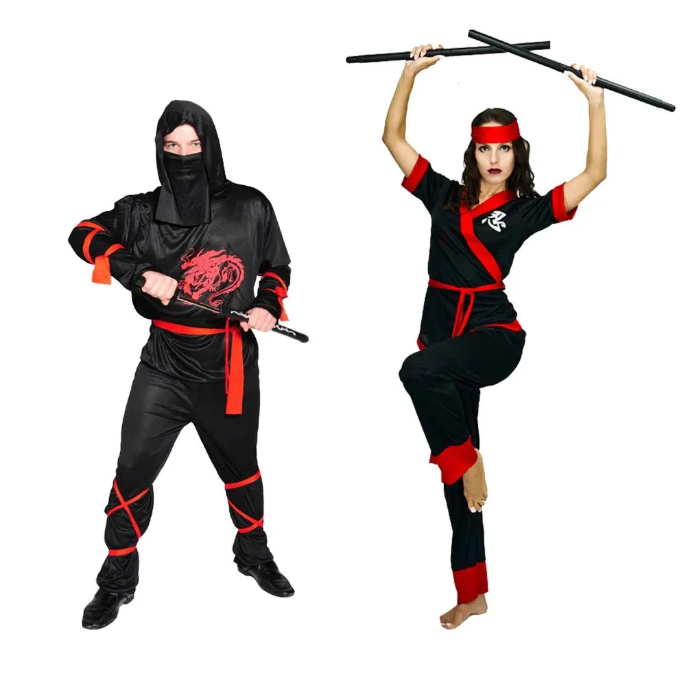 Ninja Couple Costume: Classic Edition