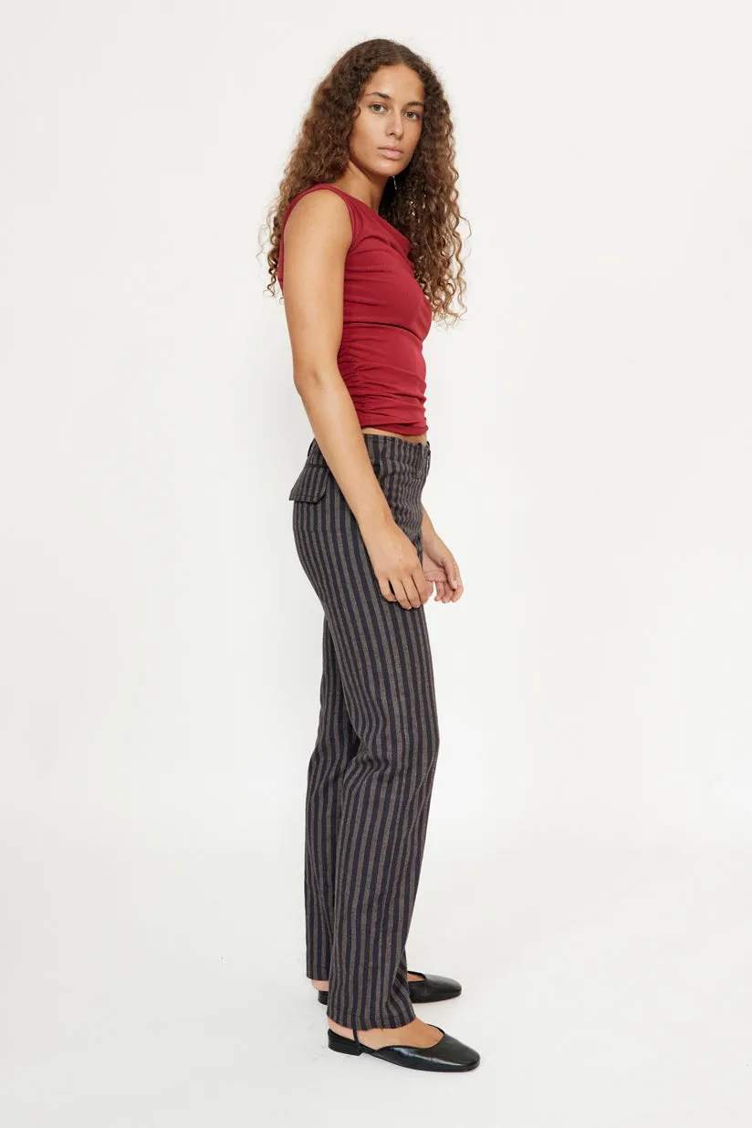 Pantalon rayé comfy