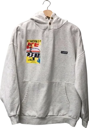P.E Nation Grey Hoodie Medium