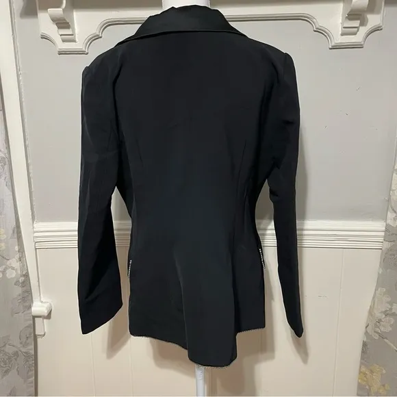 Petal &amp; Pup Shiloh Crystal Embellished Blazer in Black Size L (NWT)