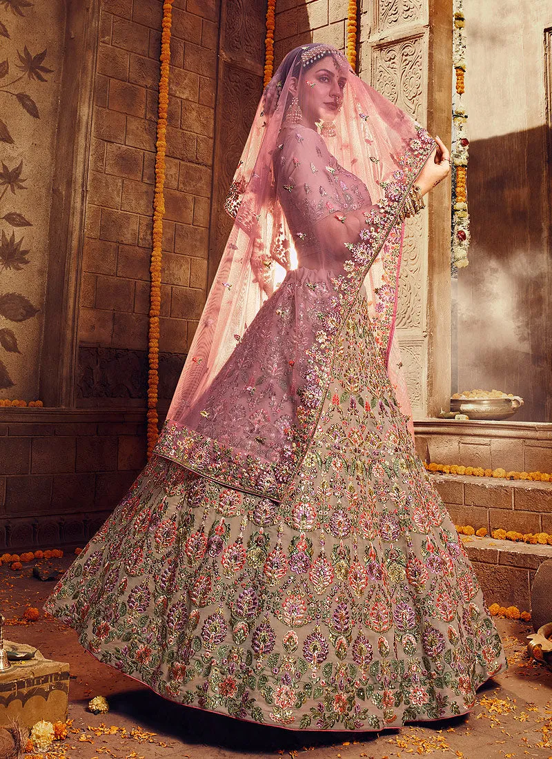 Pink Wedding Lehenga Choli