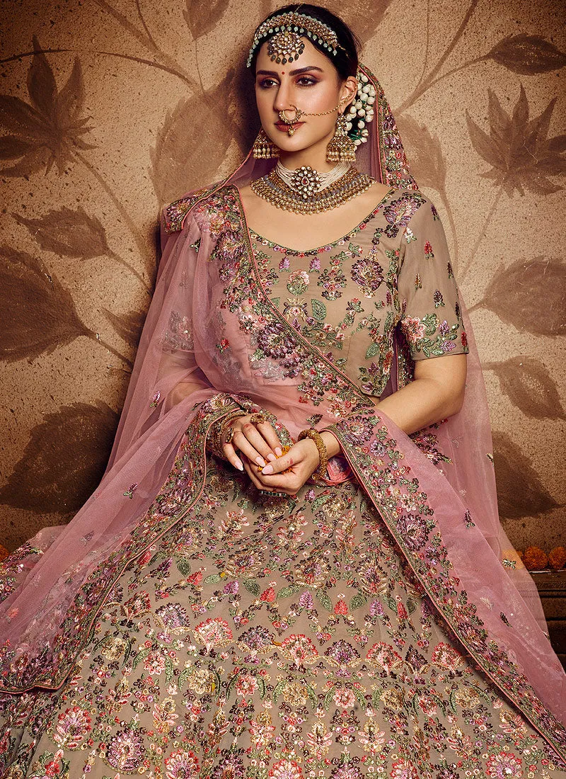 Pink Wedding Lehenga Choli