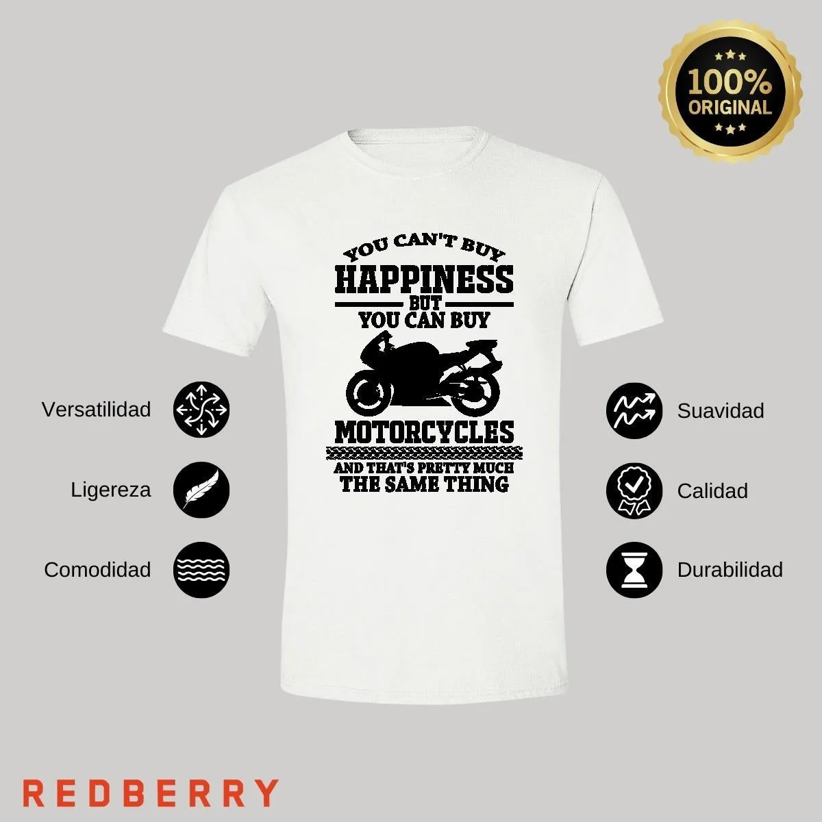 Playera Hombre Motos Biker Motociclista MS1008