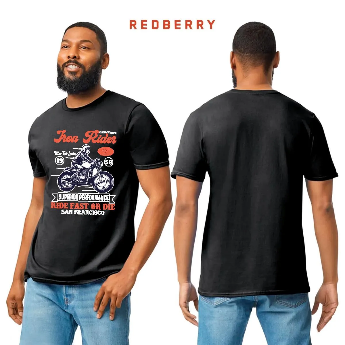 Playera Hombre Motos Biker Motociclista MS1021