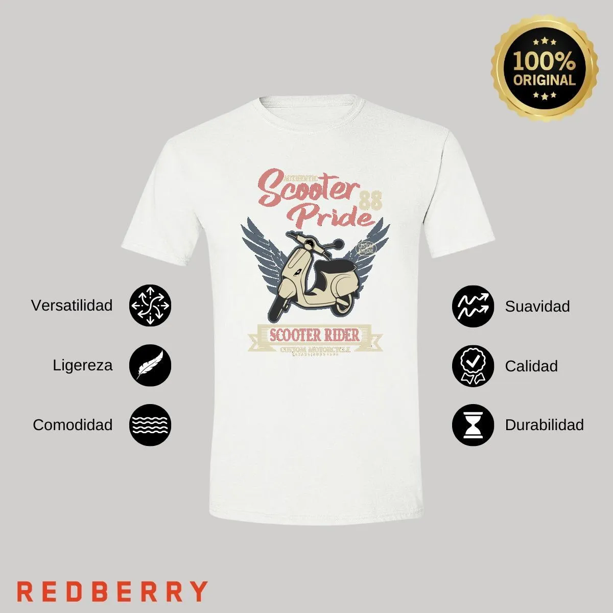Playera Hombre Motos Biker Motociclista MS1038