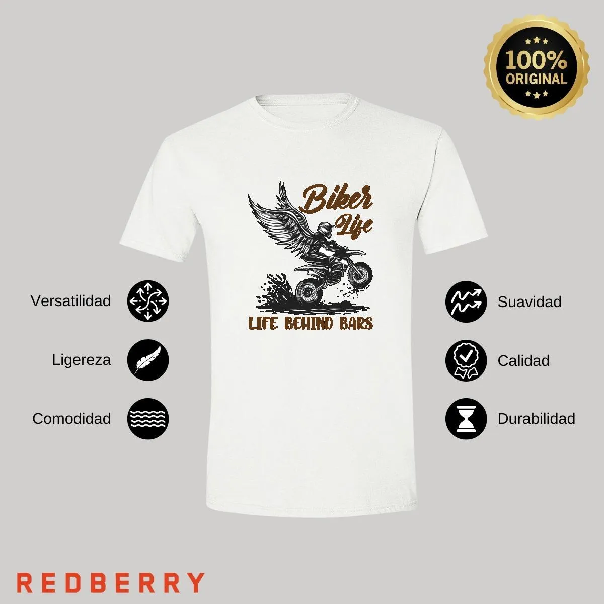 Playera Hombre Motos Biker Motociclista MS2057