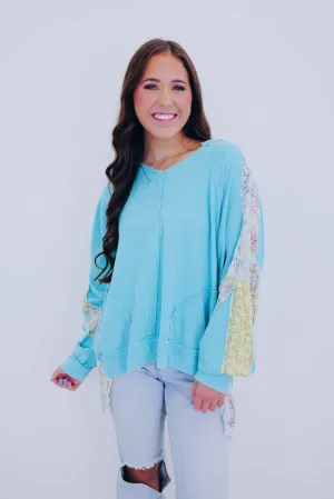 ***Pretty Paisley Hi-Low Top- 2 Colors SAMPLE