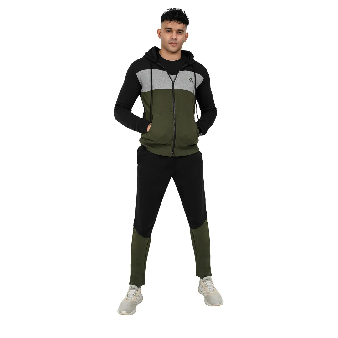 Progression Terry Trouser - Black / Olive