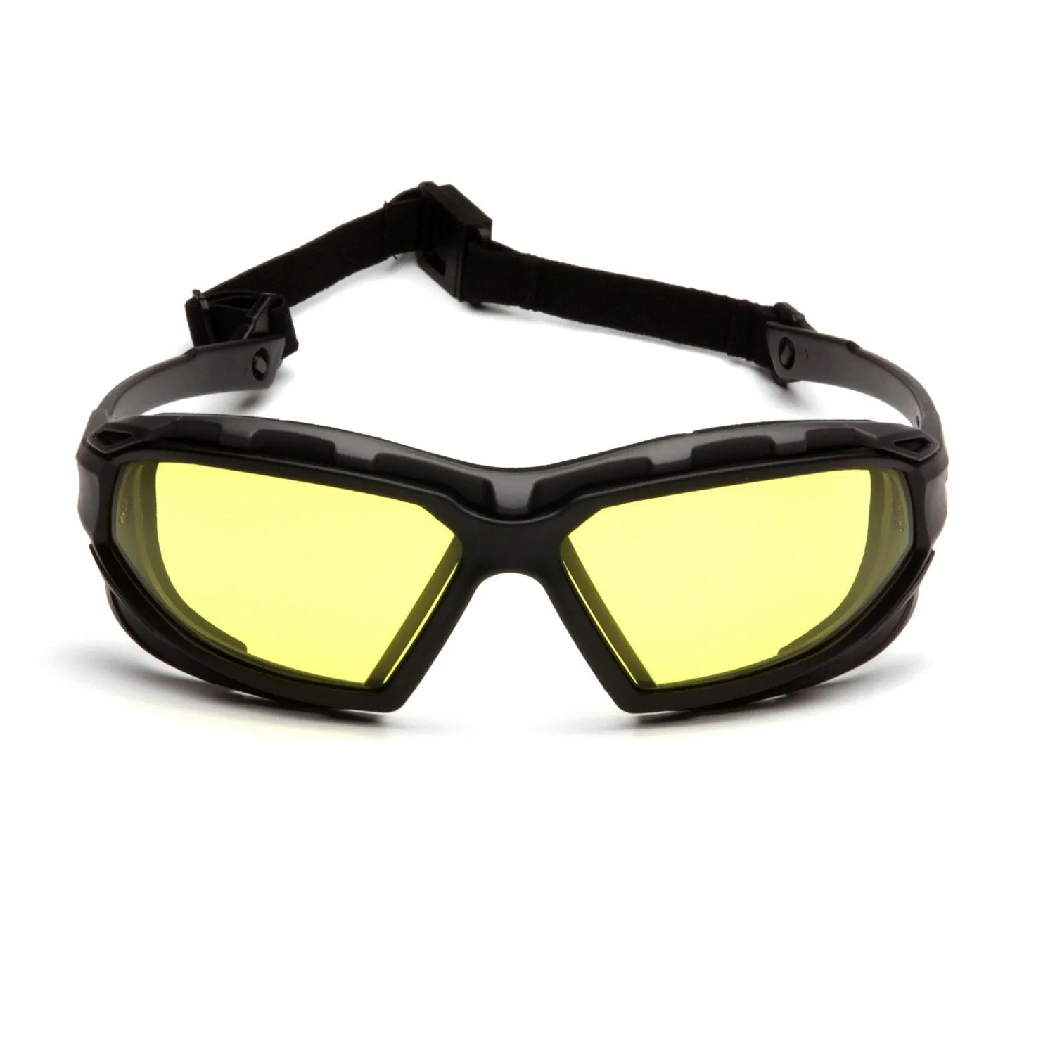 Pyramex Highlander Plus Safety Glasses with Vented Foam Padding