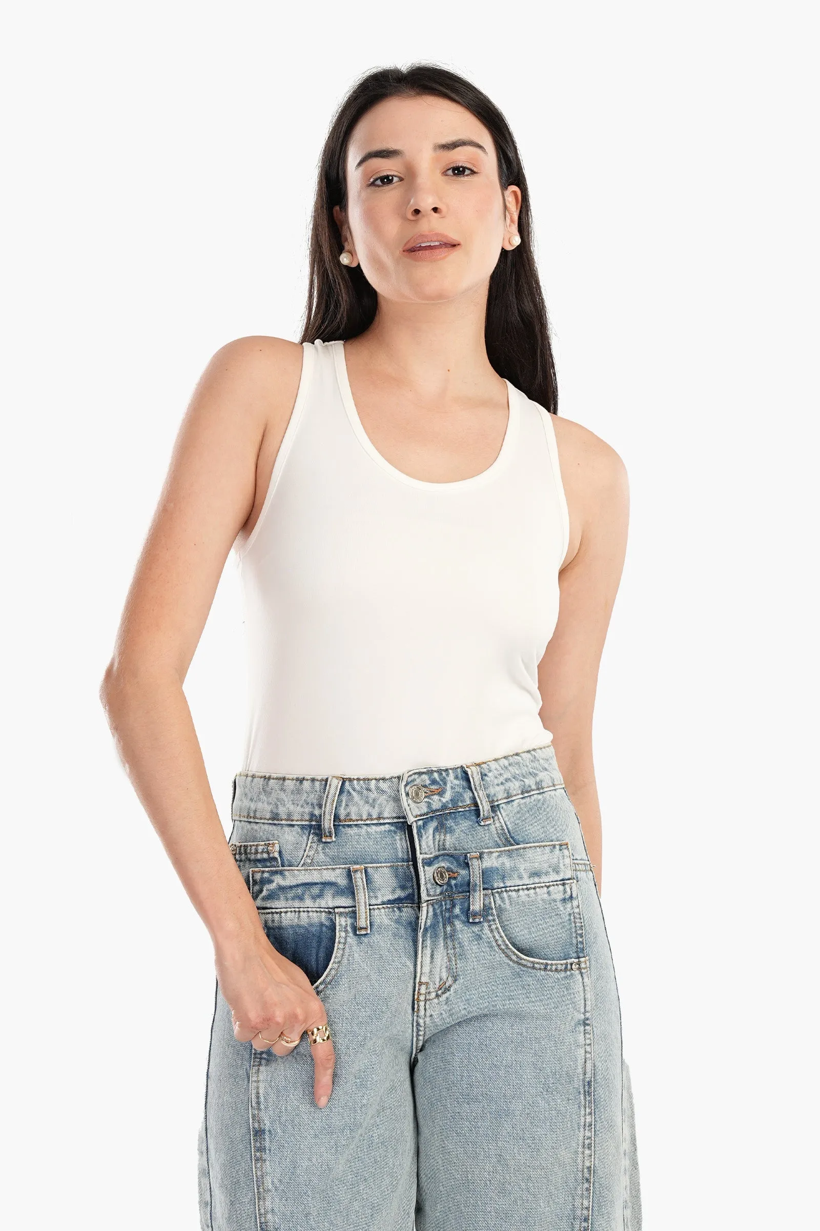 Race Back Cotton Top