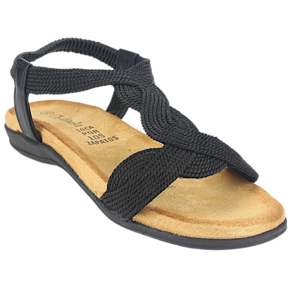 Sandalia Chalada Mujer Clara-5 Negro Casual