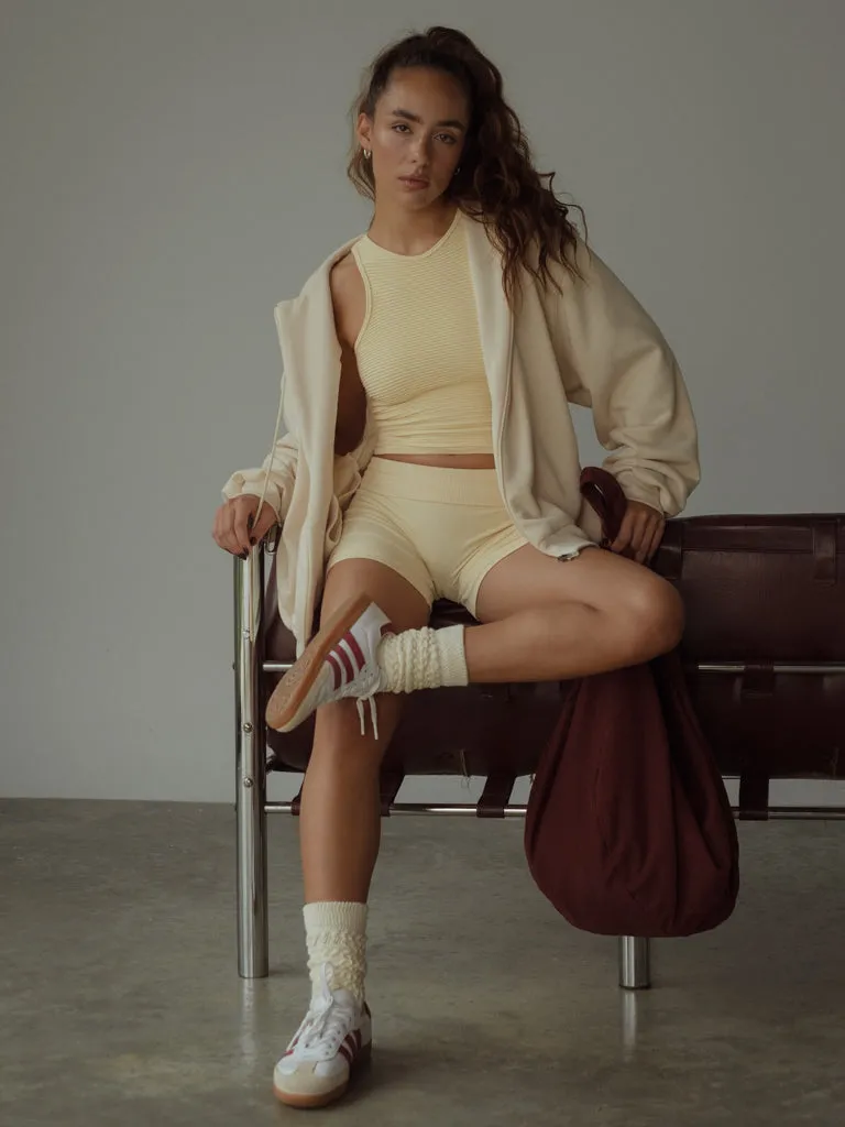 SCRUNCH SOCKS - CREAMY