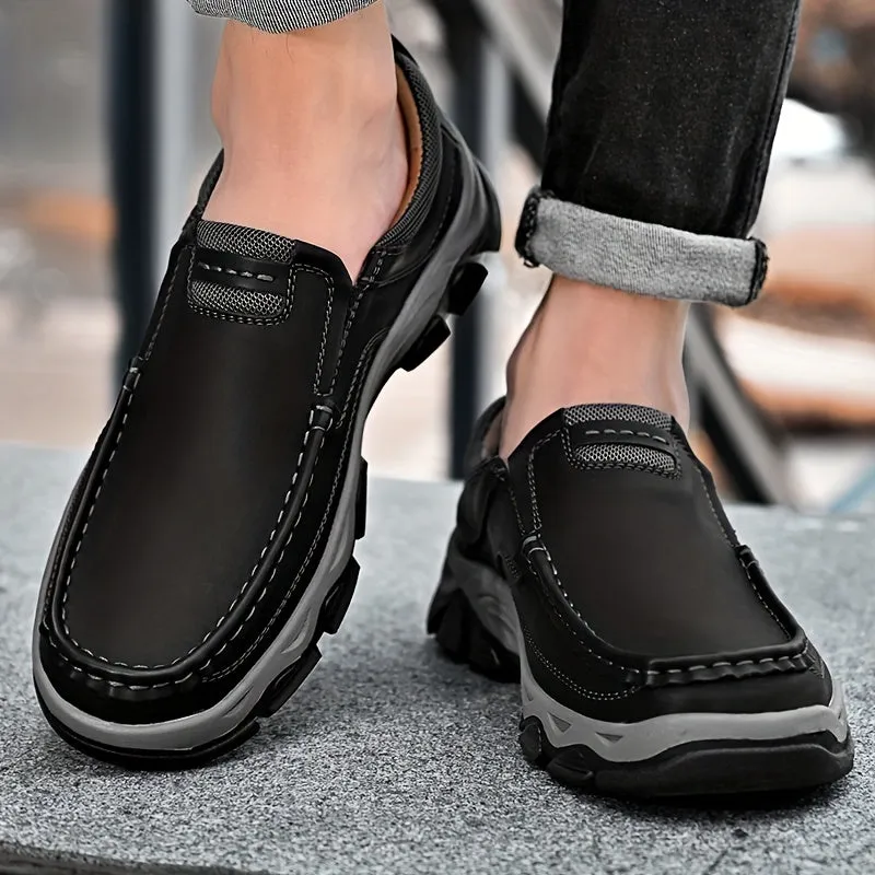[Slip On Loafers] Comfortable Men's Slip On Loafers - Non-Slip Driving Shoes for Men