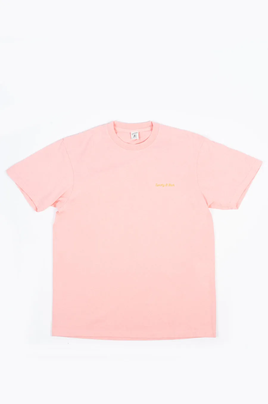 SPORTY AND RICH CLASSIC LOGO T-SHIRT PINK