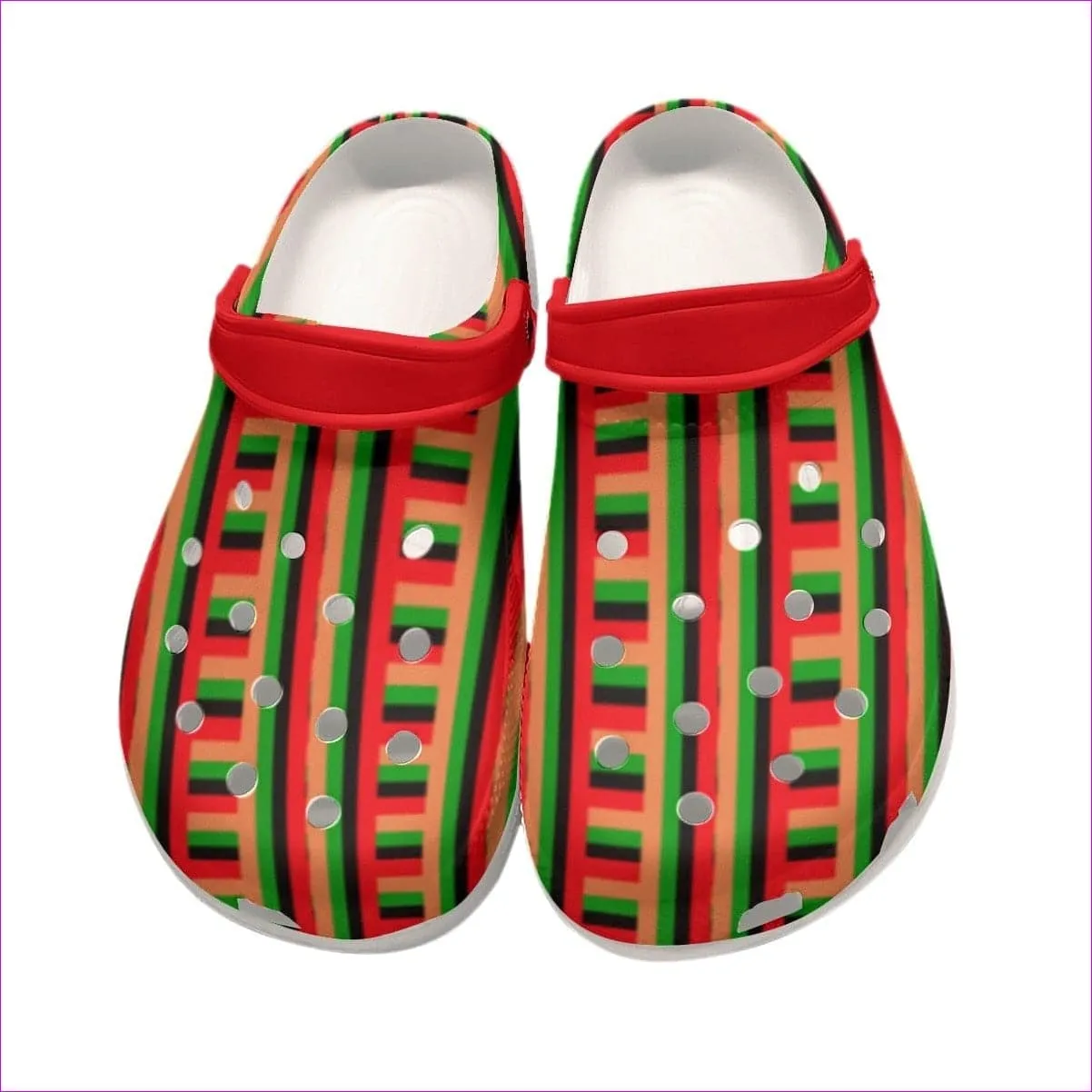 Striped Galore Men's Classic Clogs