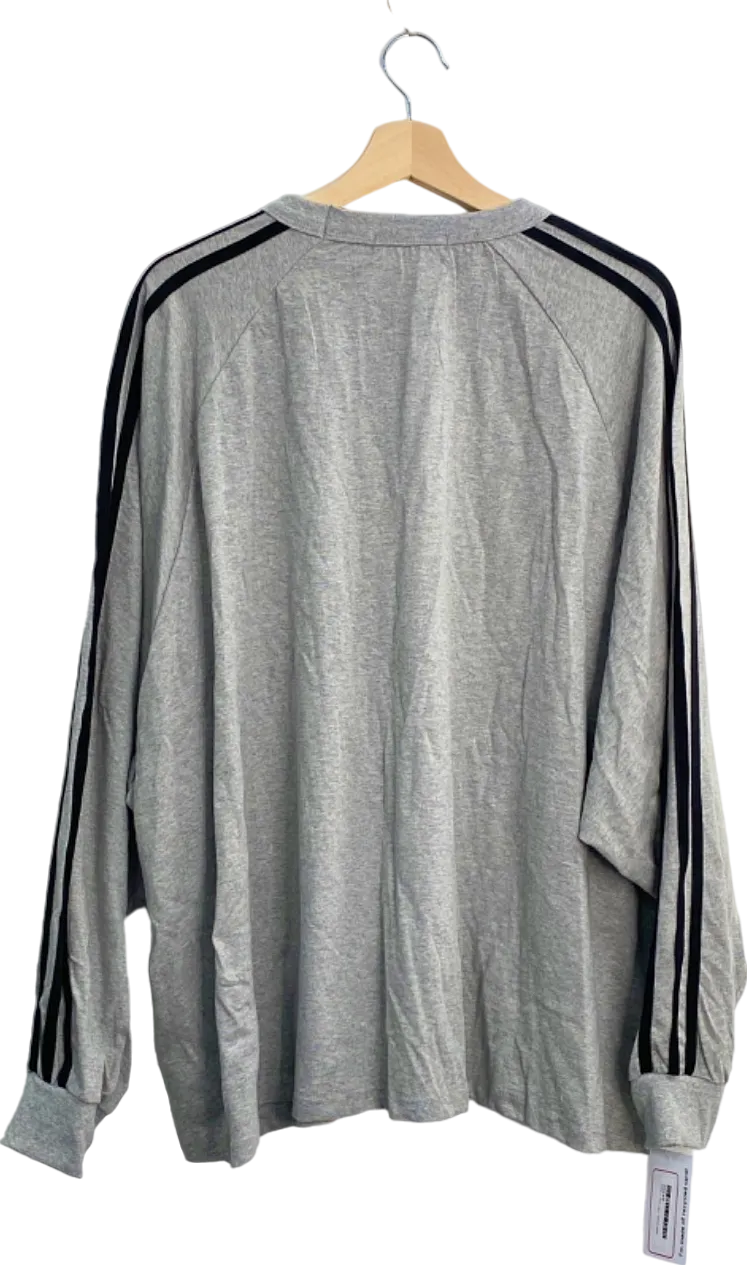 Taptaptap Grey Long Sleeve T-Shirt UK Size Large