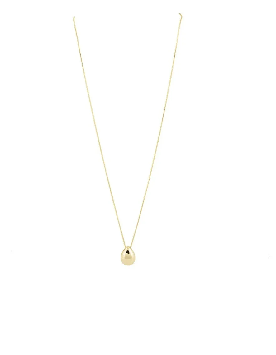 TEAR DROP NECKLACE-GOLD