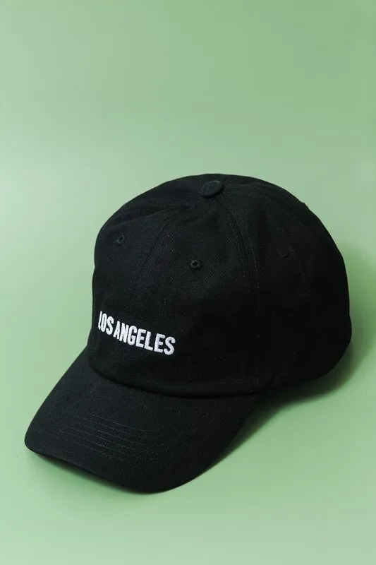 The Mari Embroidered City Basball Hat