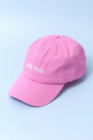 The Mari Embroidered City Basball Hat