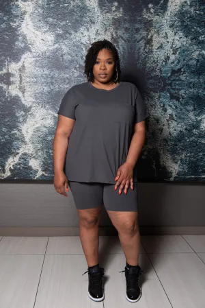 THE POCKET TEE SET - ASH GREY