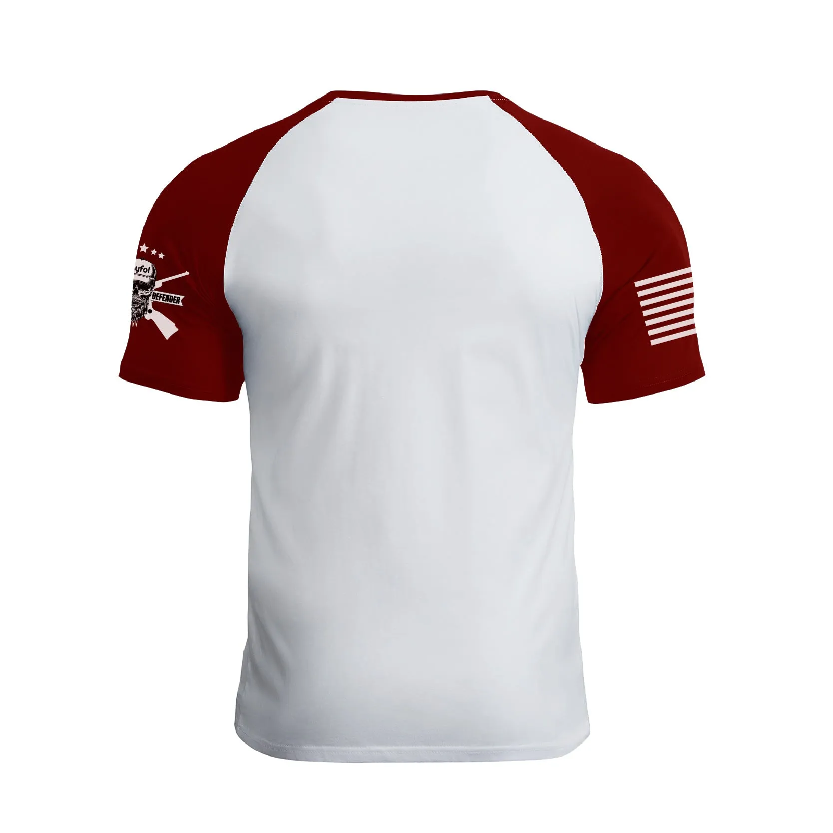 THE PUNISHER 100% COTTON RAGLAN GRAPHIC TEE