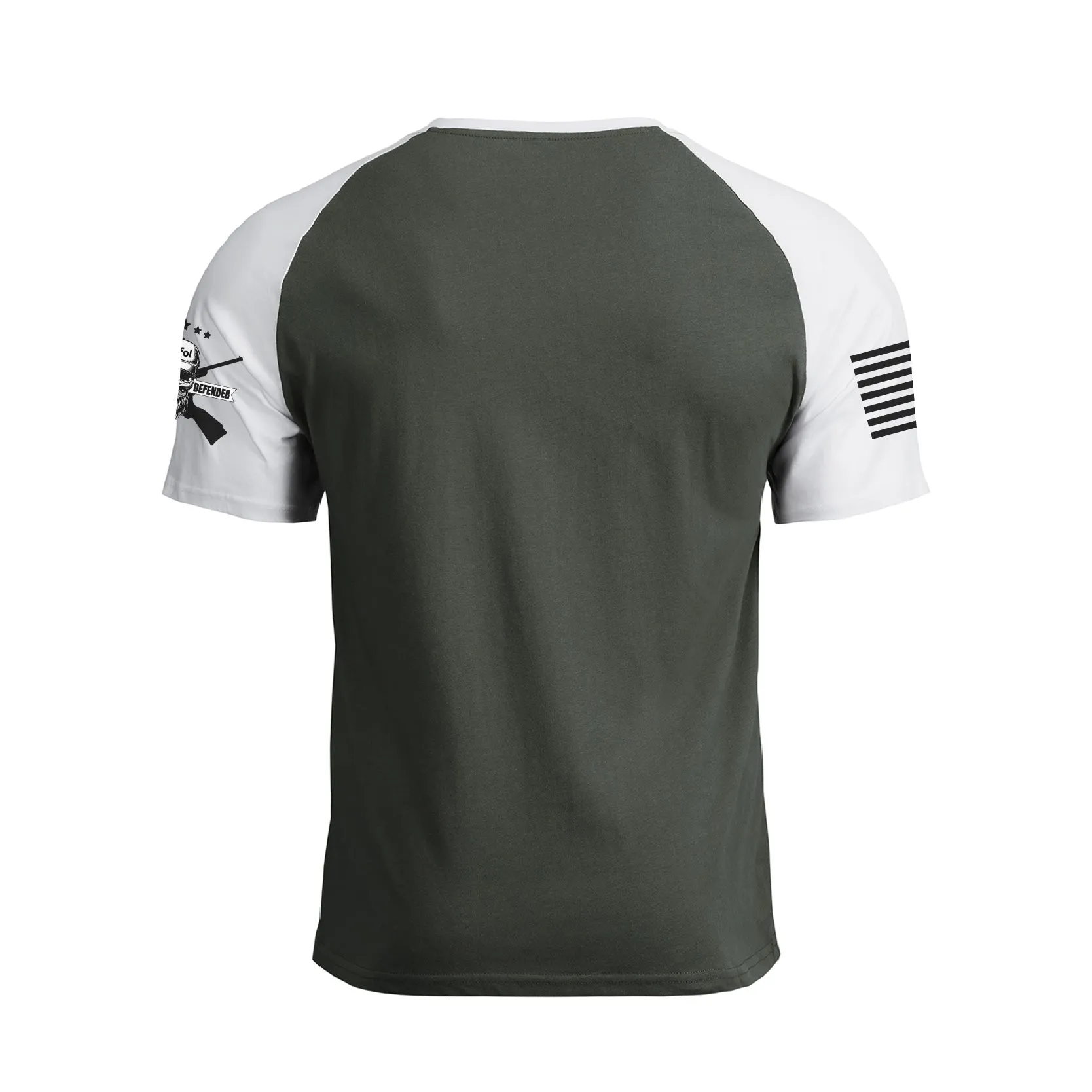 THE PUNISHER 100% COTTON RAGLAN GRAPHIC TEE