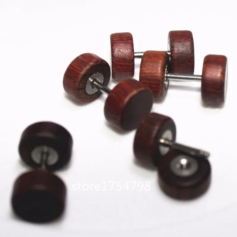 Unisex Wooden Earrings