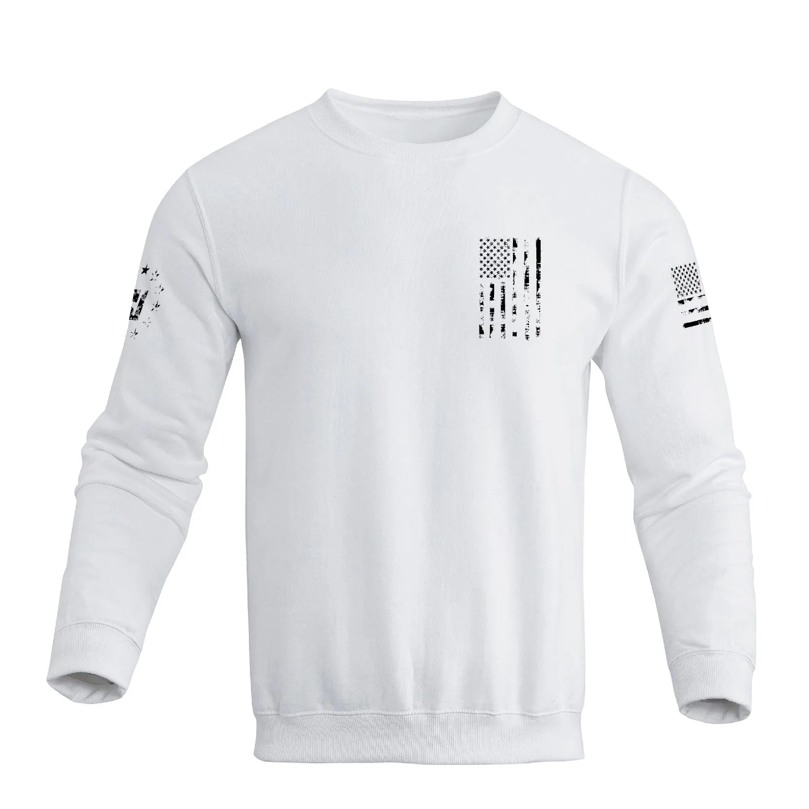 USA FLAG CROSS SWEATSHIRT