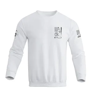USA FLAG CROSS SWEATSHIRT