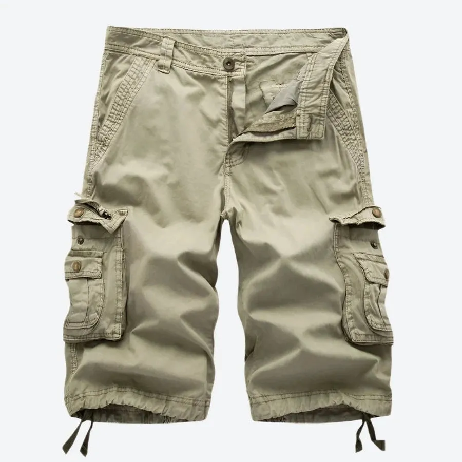Utility Pocket Cargo Knee-Length Shorts