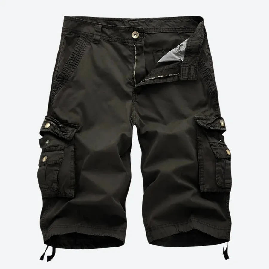 Utility Pocket Cargo Knee-Length Shorts