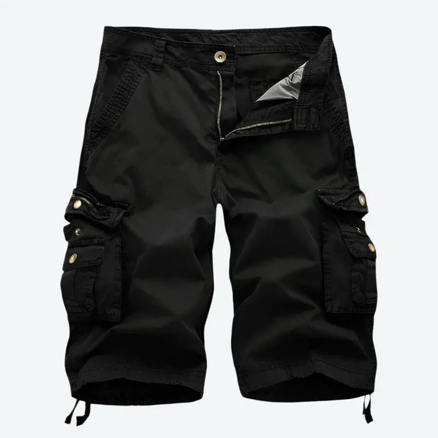 Utility Pocket Cargo Knee-Length Shorts