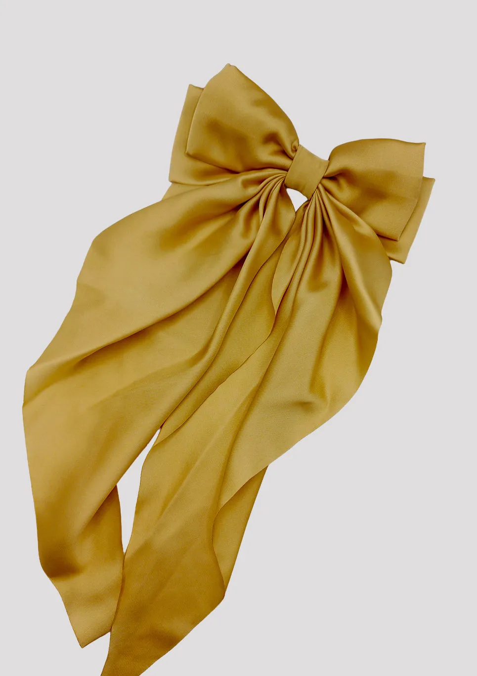 Vintage Silk Bow Clip