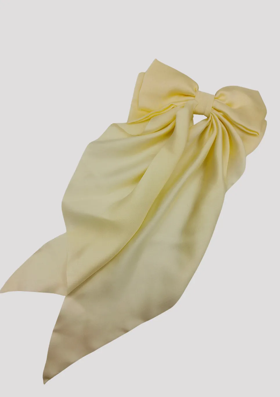Vintage Silk Bow Clip