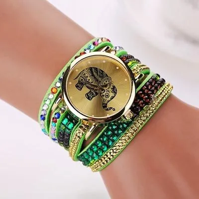 Women's Multi-Colored Elephant Watch With 13 Colors!