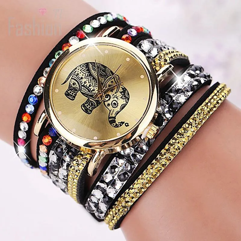 Women's Multi-Colored Elephant Watch With 13 Colors!