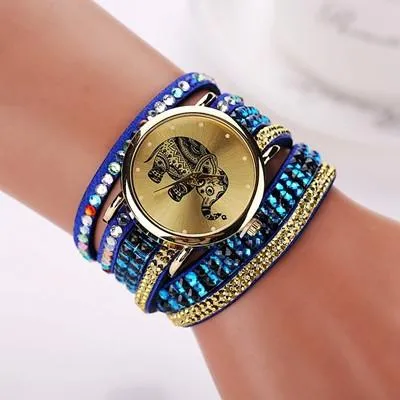 Women's Multi-Colored Elephant Watch With 13 Colors!