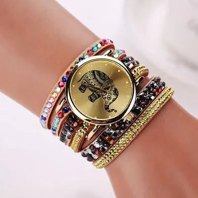 Women's Multi-Colored Elephant Watch With 13 Colors!