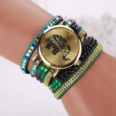 Women's Multi-Colored Elephant Watch With 13 Colors!